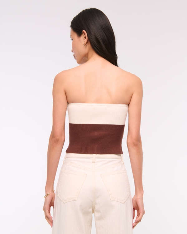 Twist Sweater Tube Top