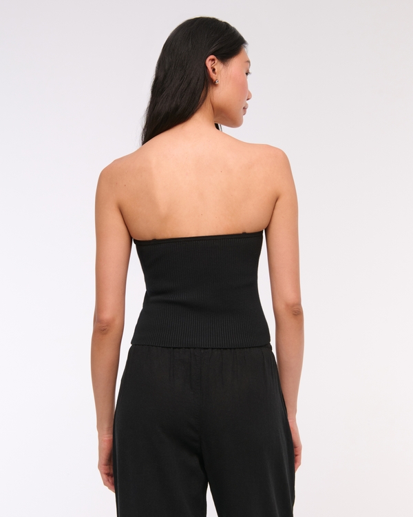 Twist Sweater Tube Top