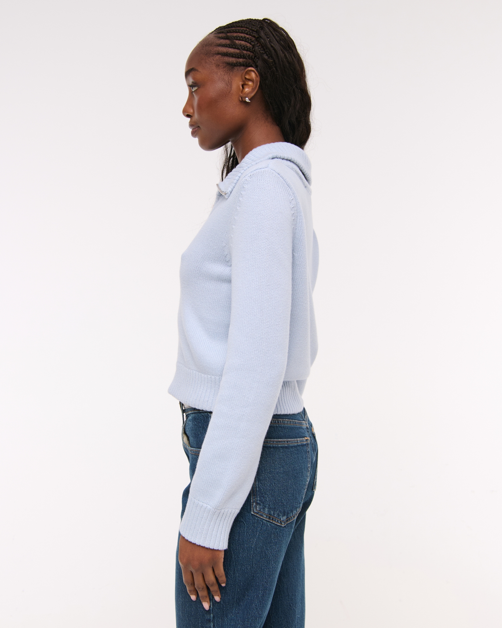 Double Zipper Western Cardigan