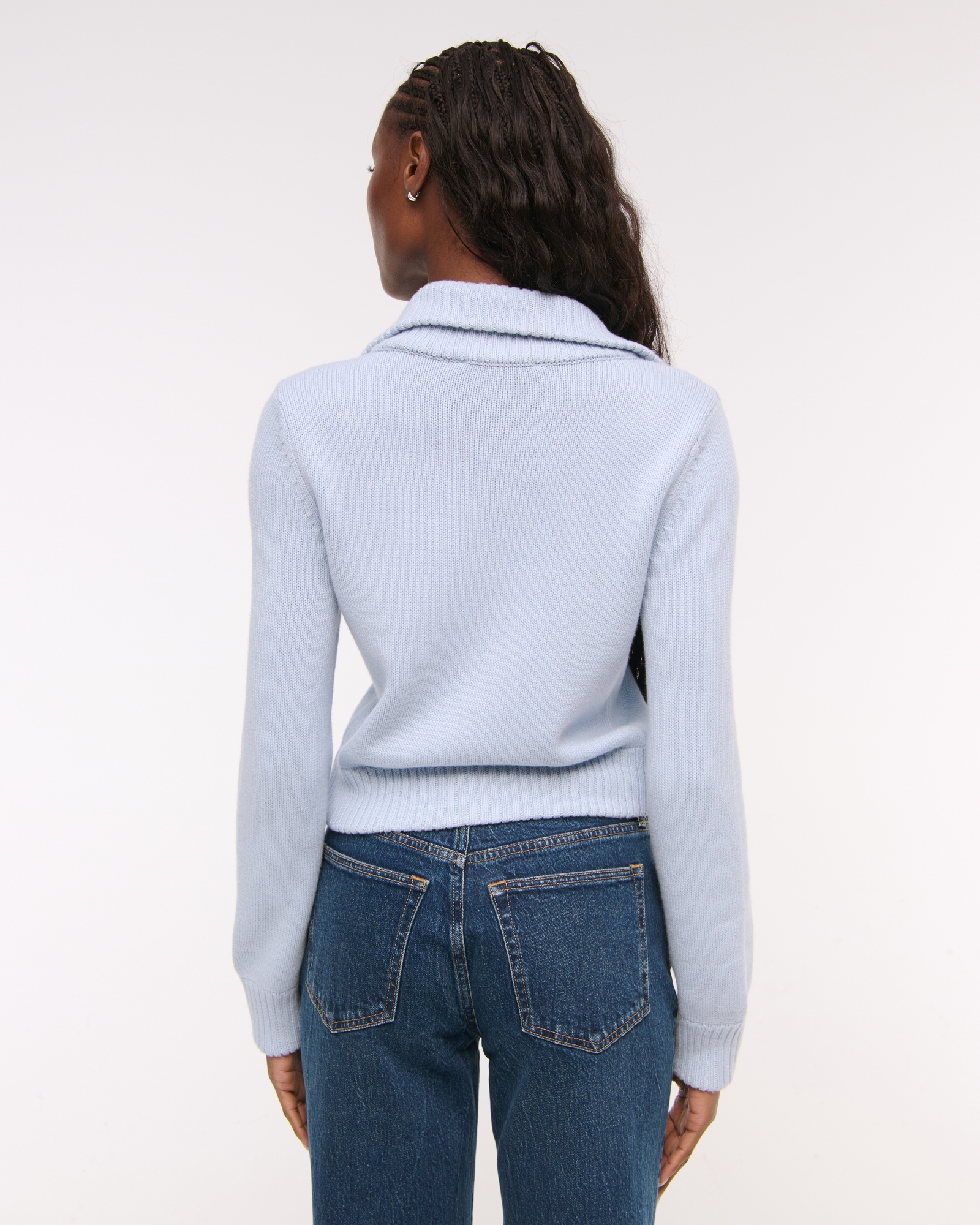 Double Zipper Western Cardigan