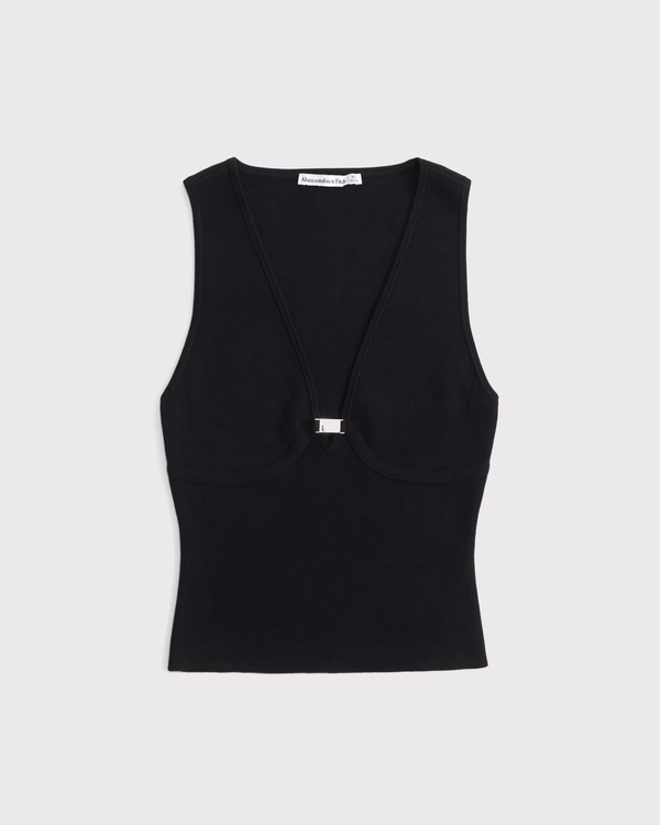 Plunge Hardware Top, Black view 1