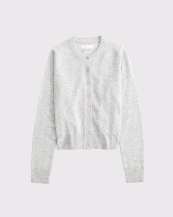 Cashmere Crew Cardigan from Abercrombie & Fitch - $180