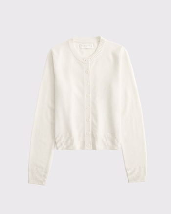 Cashmere Crew Cardigan from Abercrombie & Fitch - $180