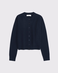 Cashmere Crew Cardigan