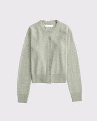 Cashmere Crew Cardigan