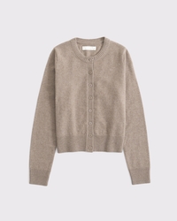 Cashmere Crew Cardigan