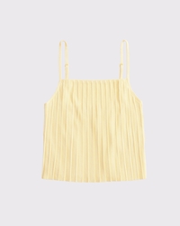 百褶款方領毛衣背心