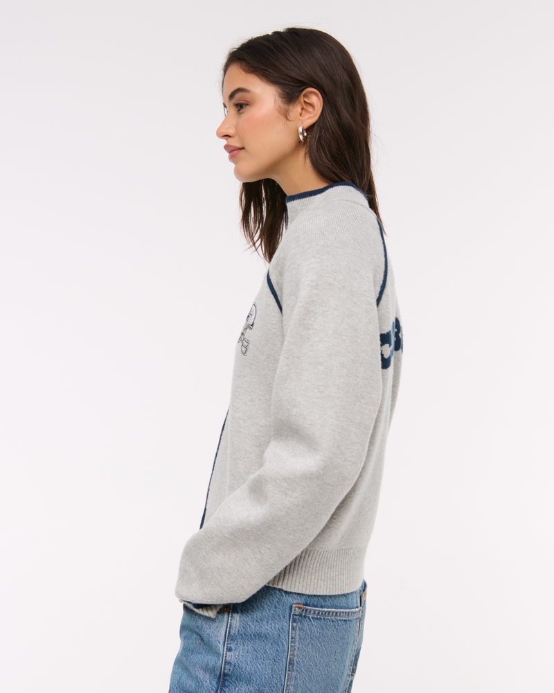 Dallas Cowboys Mockneck Zipper Cardigan