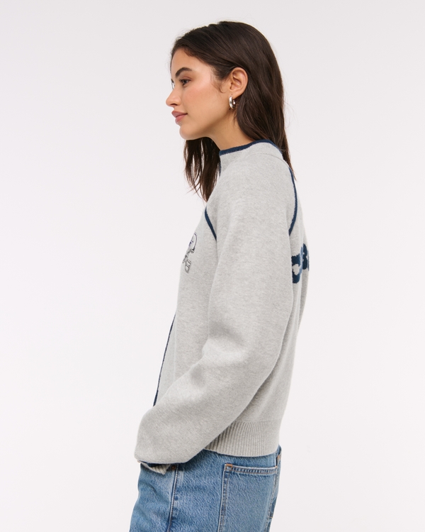 Dallas Cowboys Mockneck Zipper Cardigan