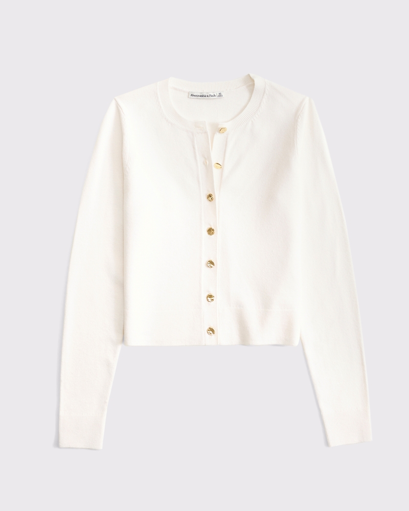 トップス ENFOLD MICRO-MINI CARDIGAN Mini Tie Up Cardigan – Pellucid