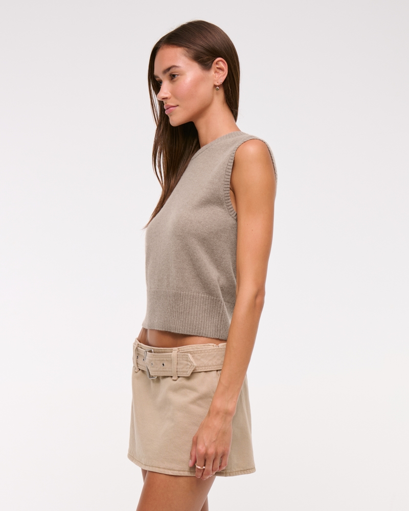 Cashmere Sweater Shell Top
