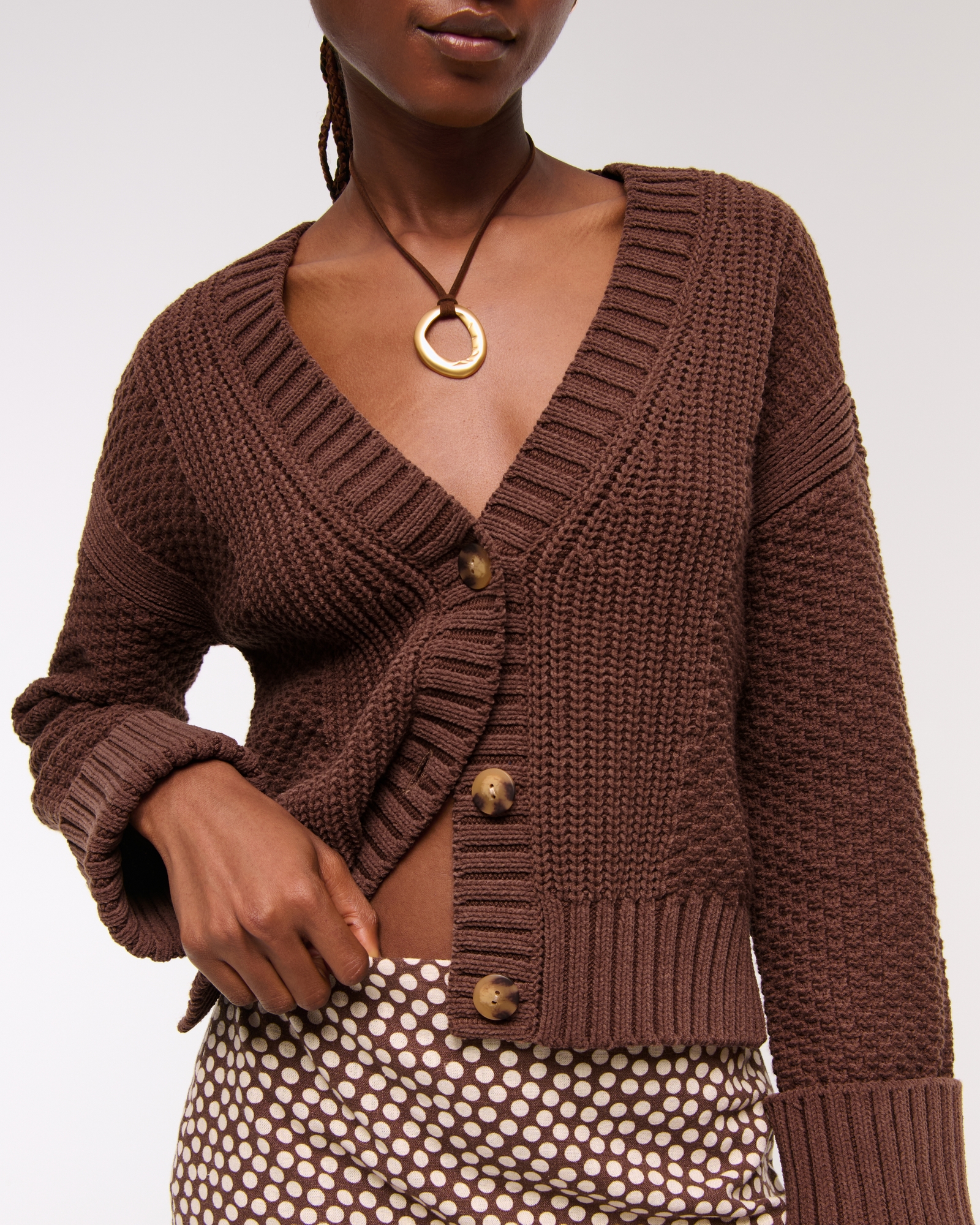 The A&F Cameron Seed Stitch Cardigan