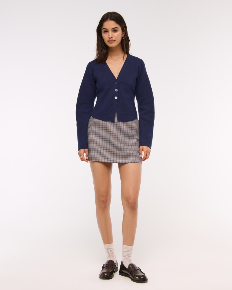 LuxeLoft Rounded Sleeve Cardigan