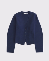 LuxeLoft Rounded Sleeve Cardigan