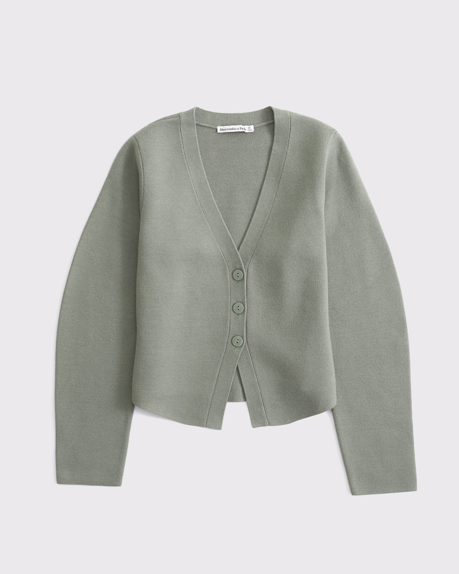 LuxeLoft Rounded Sleeve Cardigan