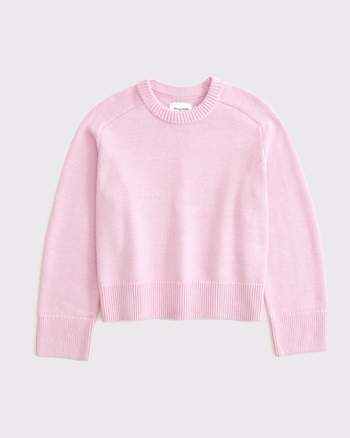 Women's The A&F Madeline Crew Sweater | Women's Tops | Abercrombie.com