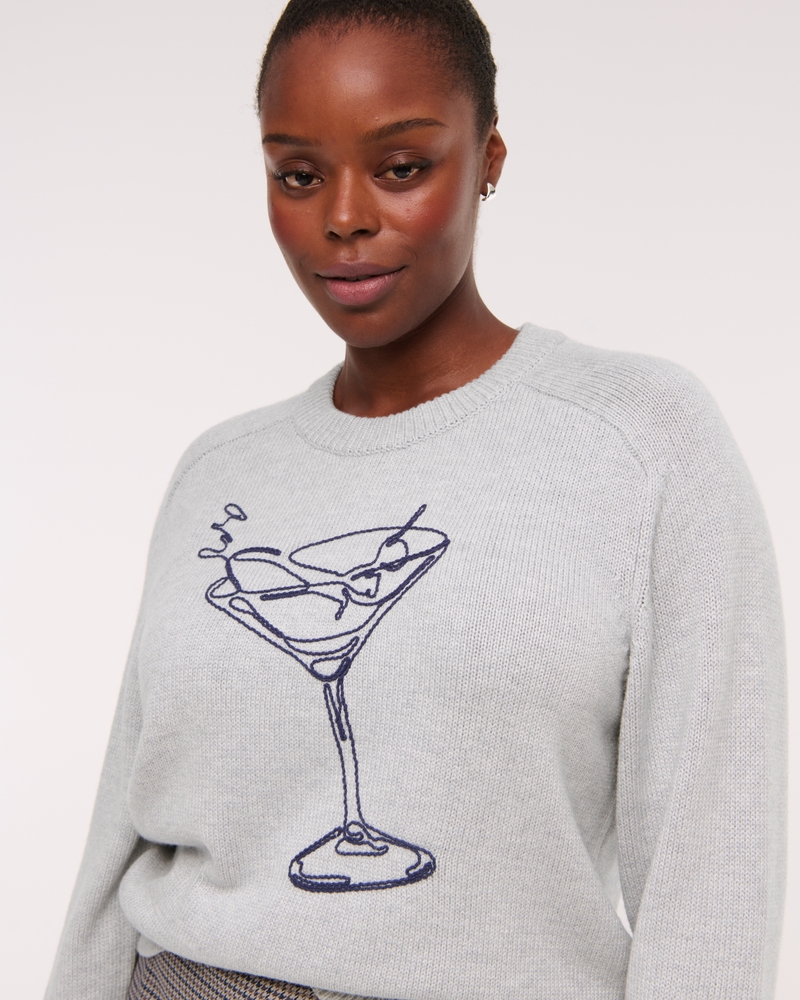The A&F Madeline Martini Crew Sweater