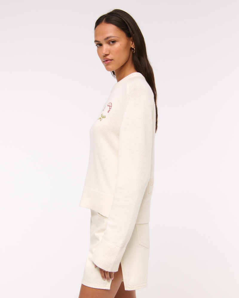 The A&F Madeline Doodle Crew Sweater