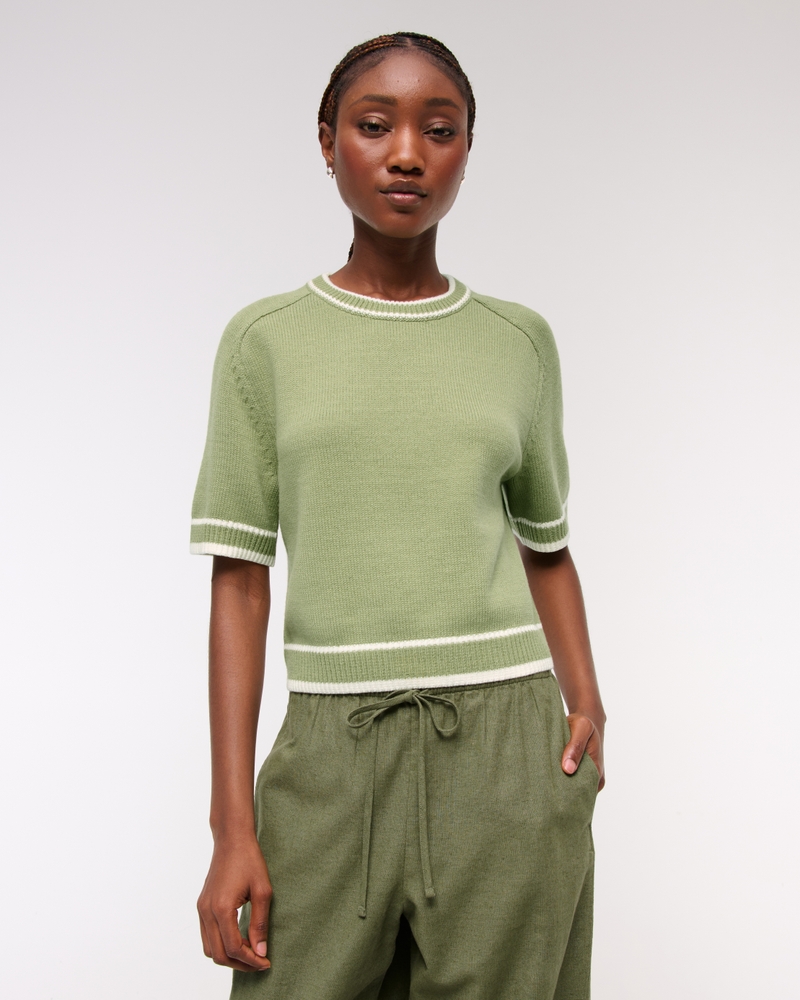 The A&F Madeline Crew Sweater Tee