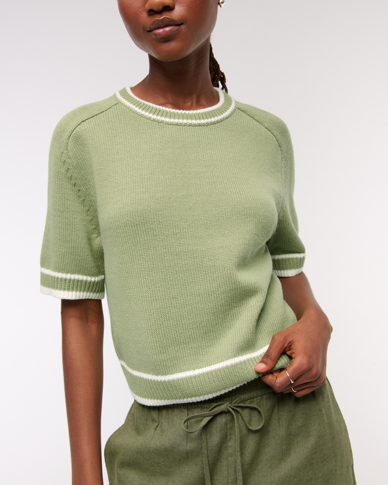 The A&F Madeline Crew Sweater Tee