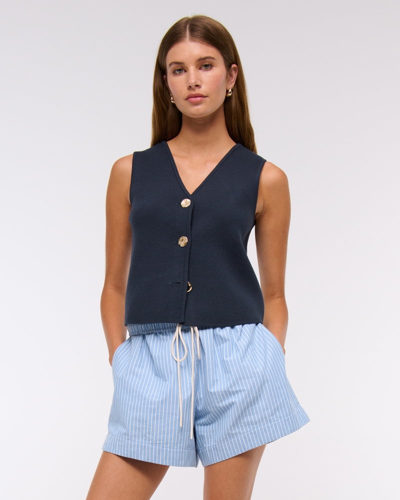LuxeLoft V-Neck Vest