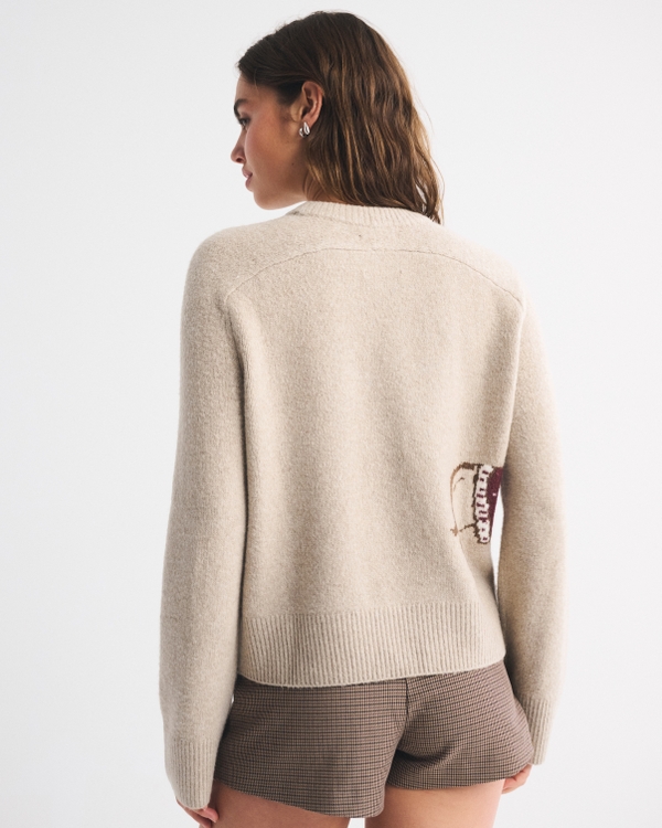 The A&F Madeline Dog Crew Sweater