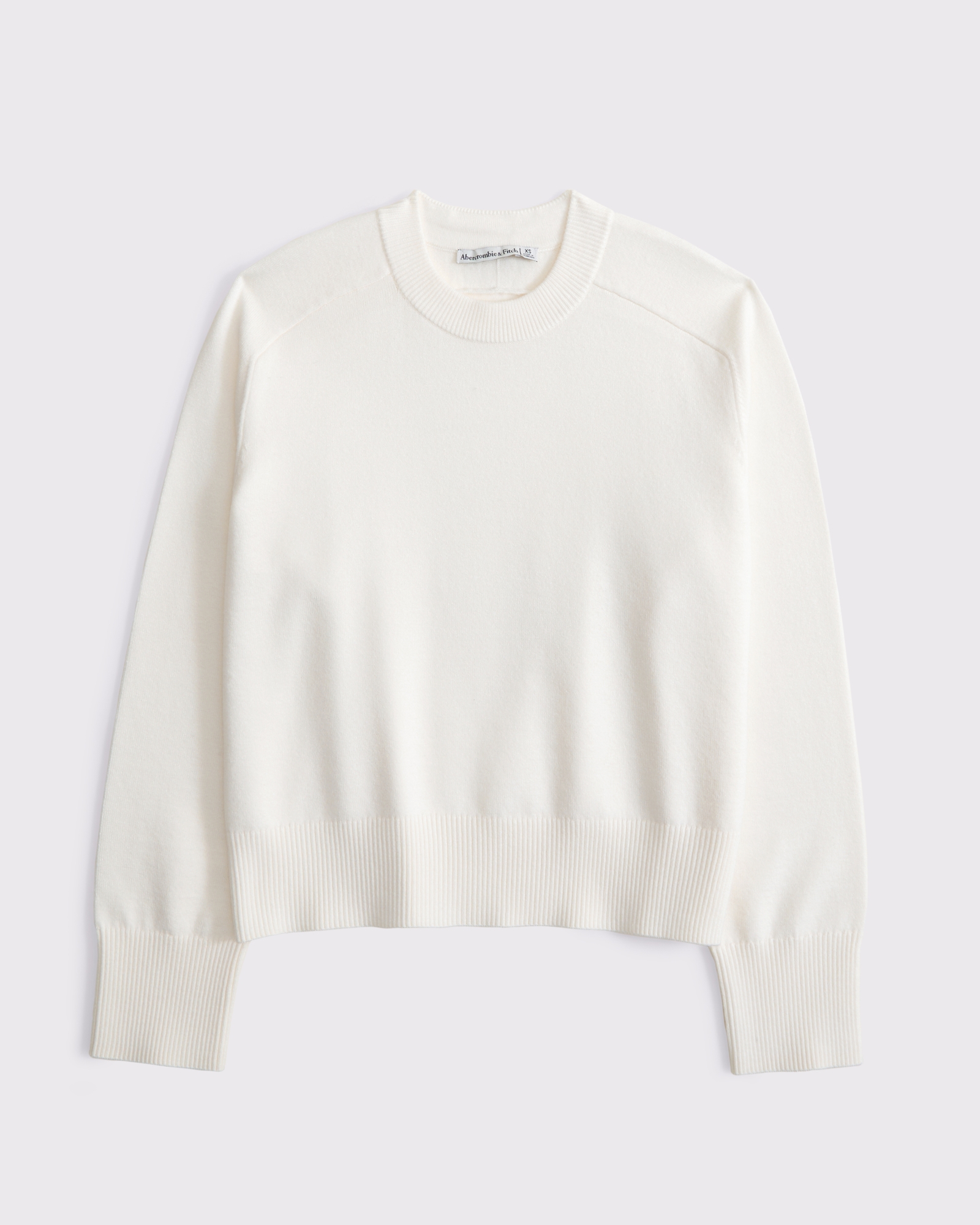 Suéter con cuello redondo A&F Madeline