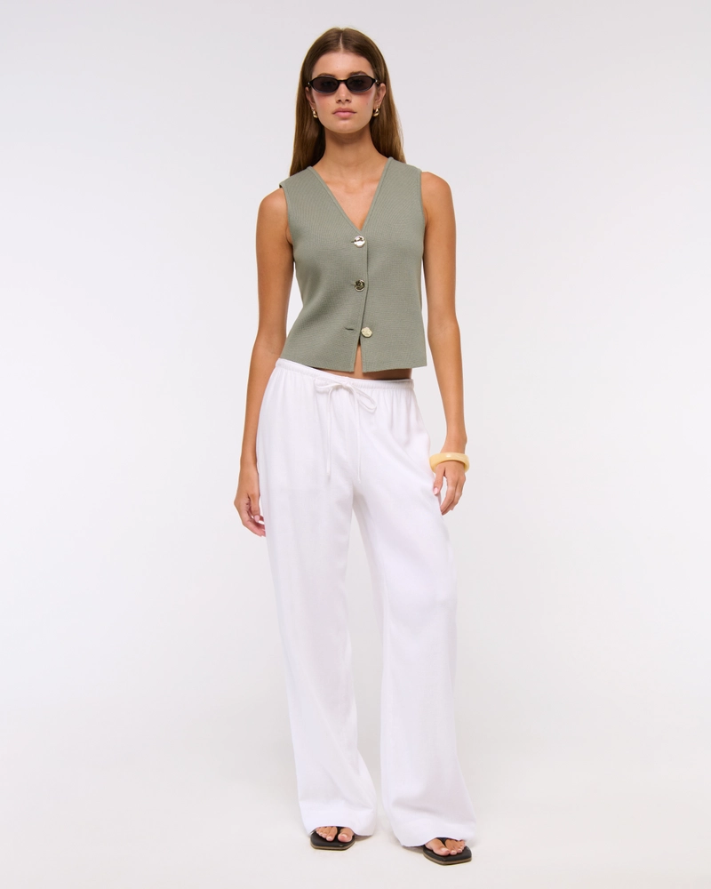 LuxeLoft V-Neck Vest