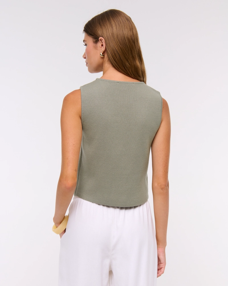 LuxeLoft V-Neck Vest