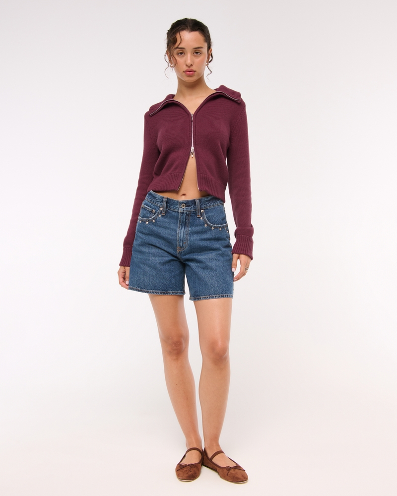 Double Zipper Cardigan