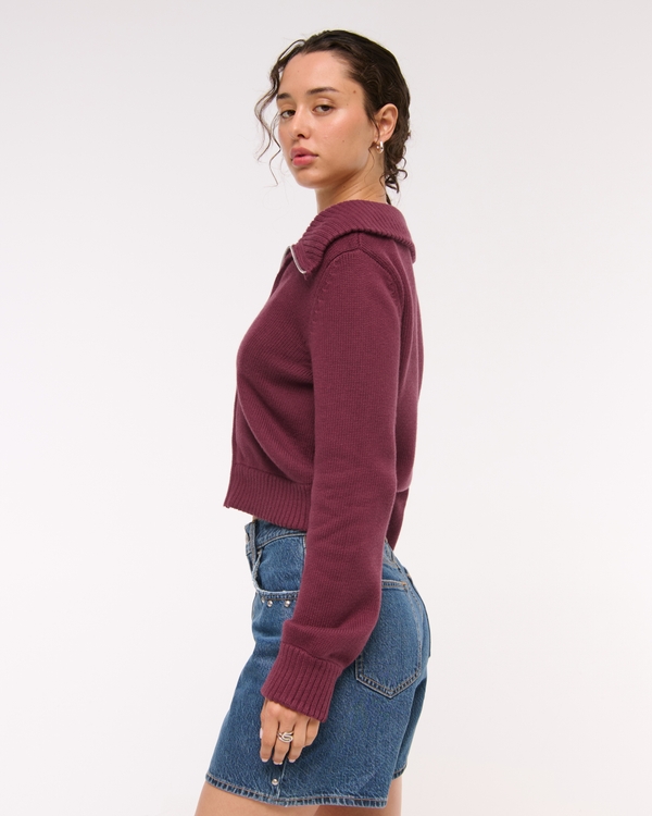 Double Zipper Cardigan