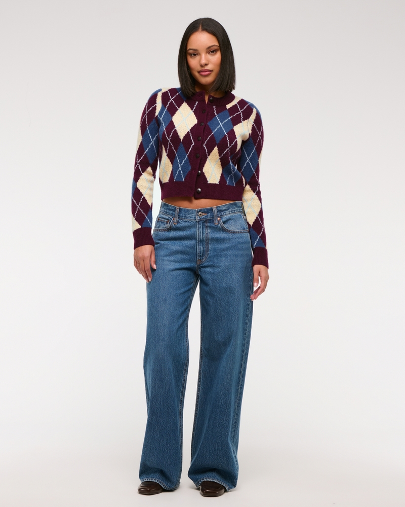 Shrunken Crew Cardigan