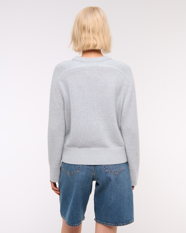 De A&F Madeline trui met ronde hals