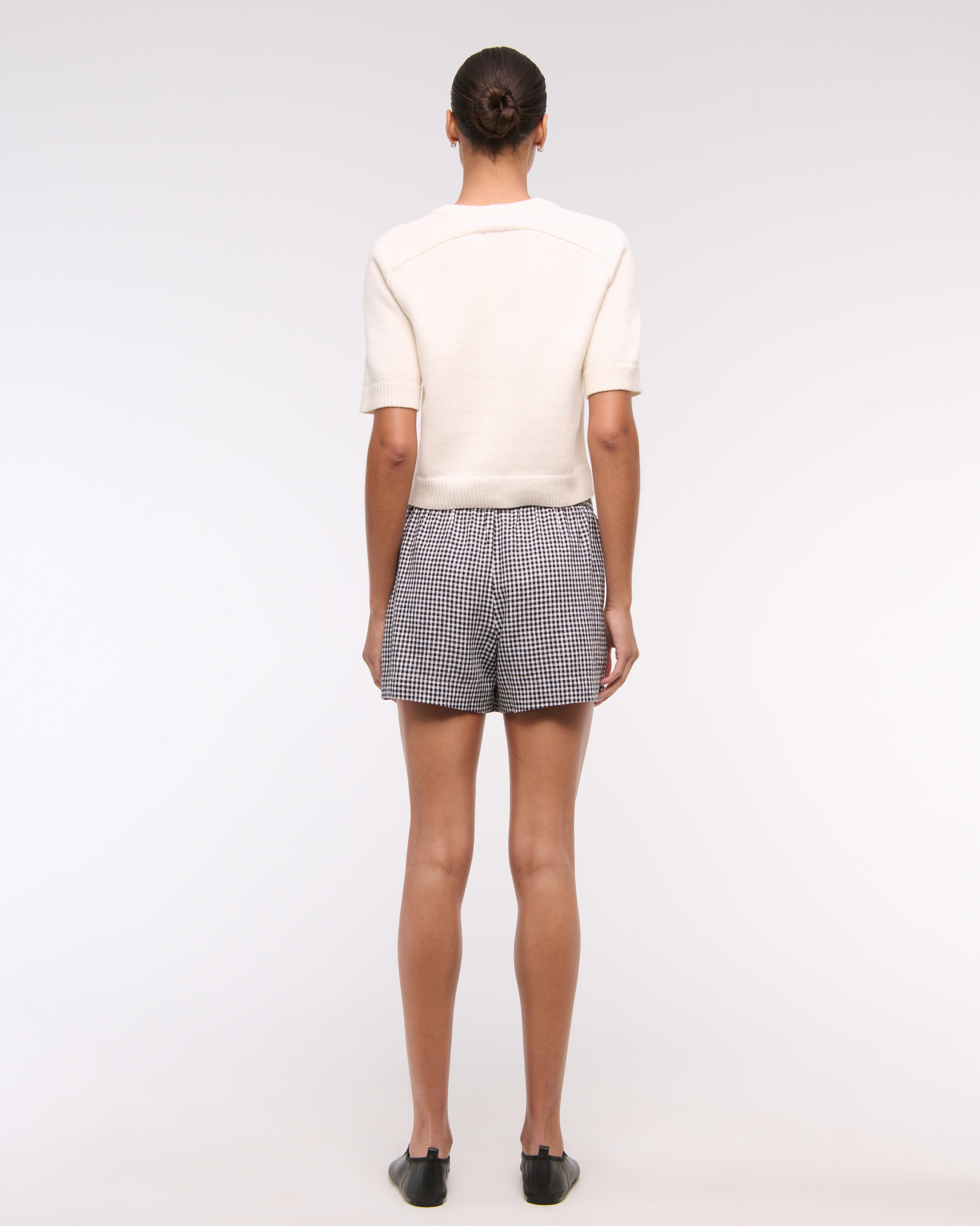 Abercrombie & Fitch The A&f Madeline Crew Sweater Tee In White