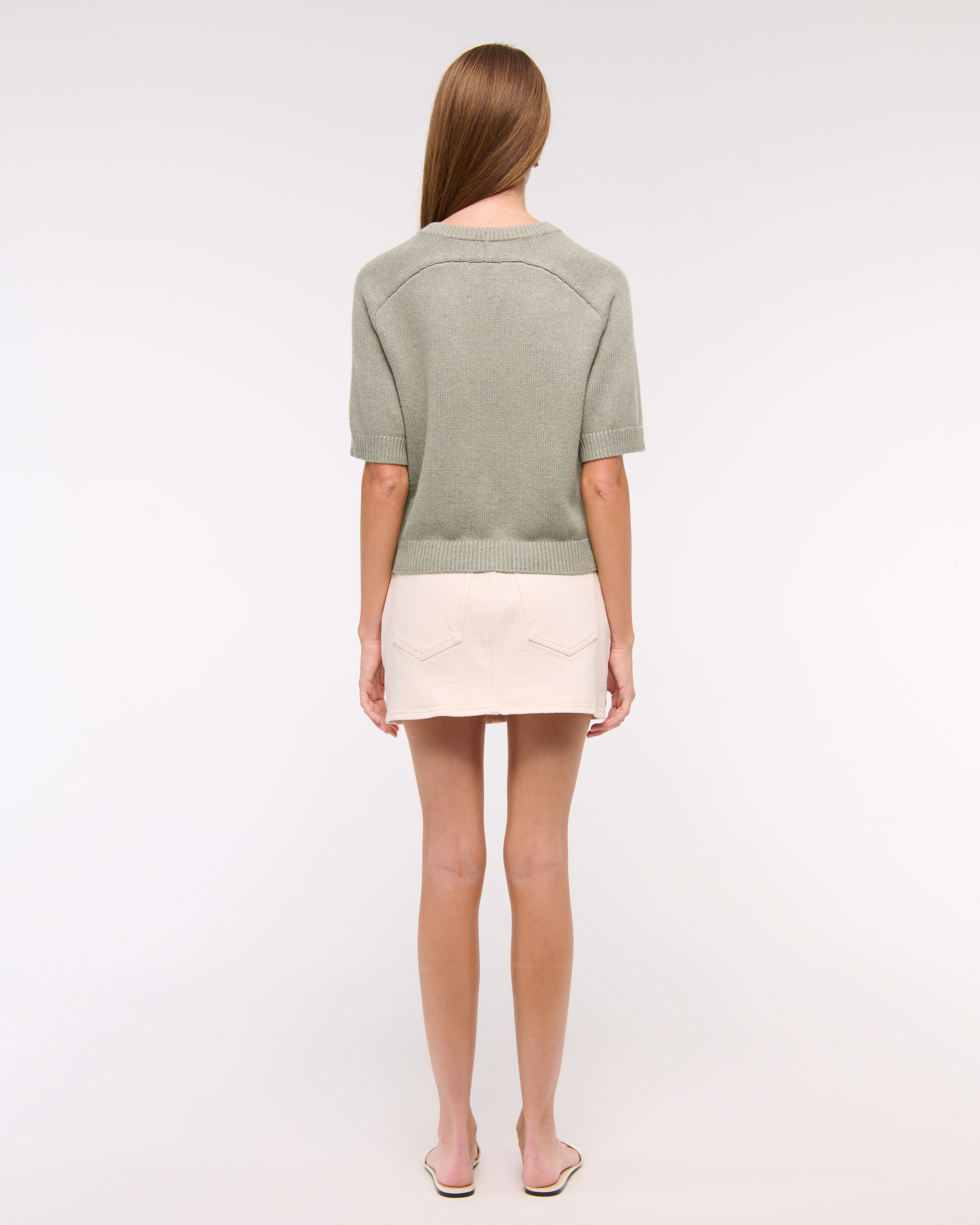 Abercrombie & Fitch The A&f Madeline Crew Sweater Tee