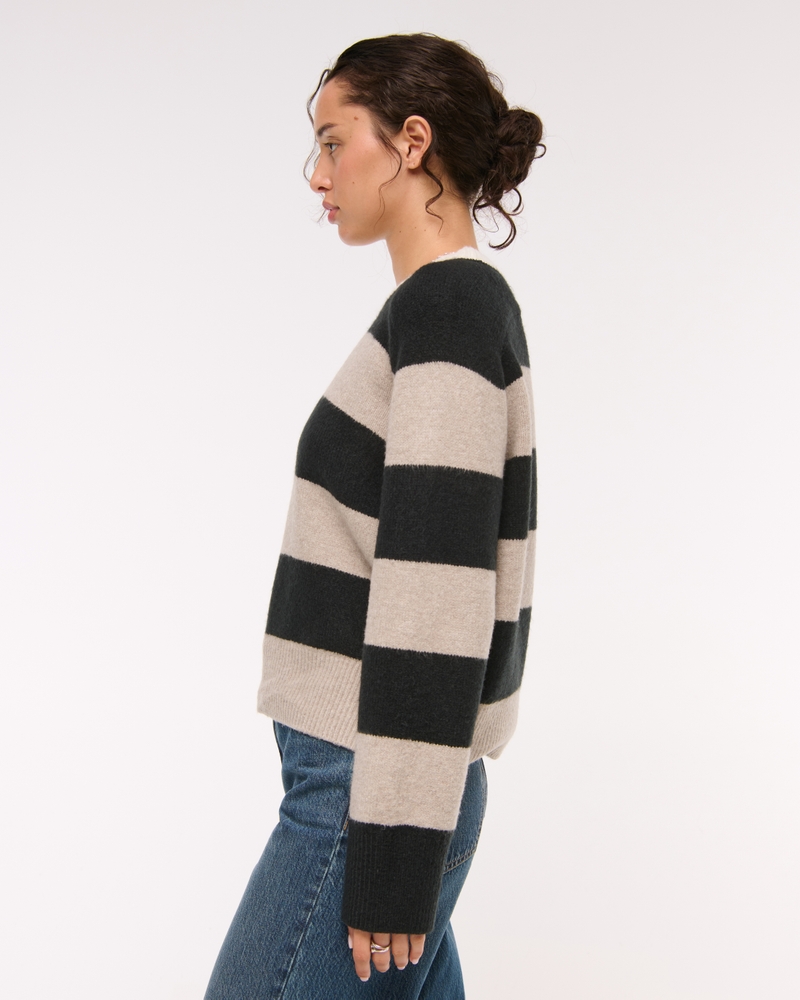 The A&F Madeline Striped Crew Sweater