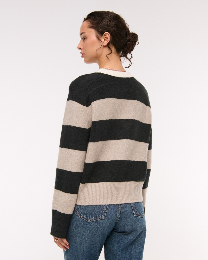 The A&F Madeline Striped Crew Sweater