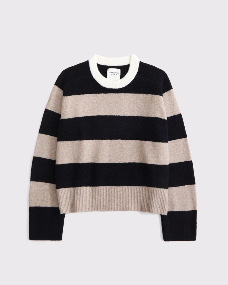 The A&F Madeline Striped Crew Sweater