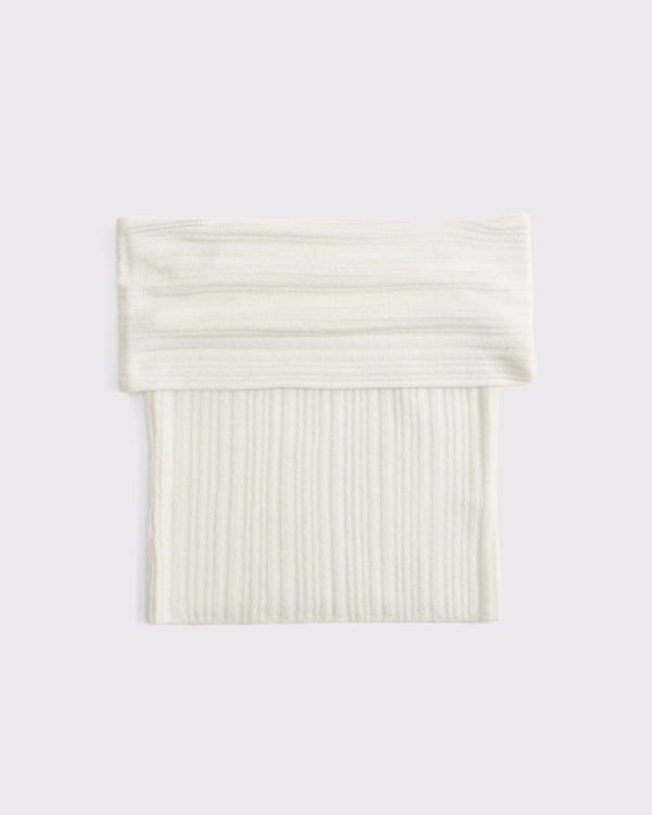 Women's Ribbed Foldover Off-The-Shoulder Sweater Top | Women's