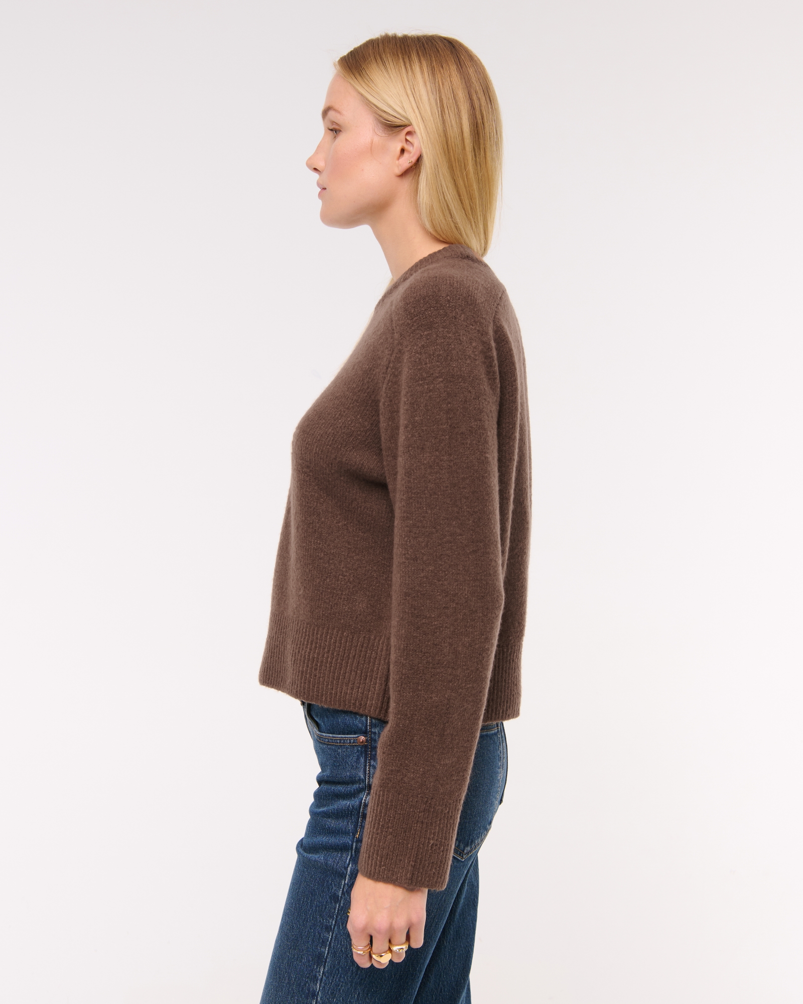 The A&F Madeline Textural Crew Sweater