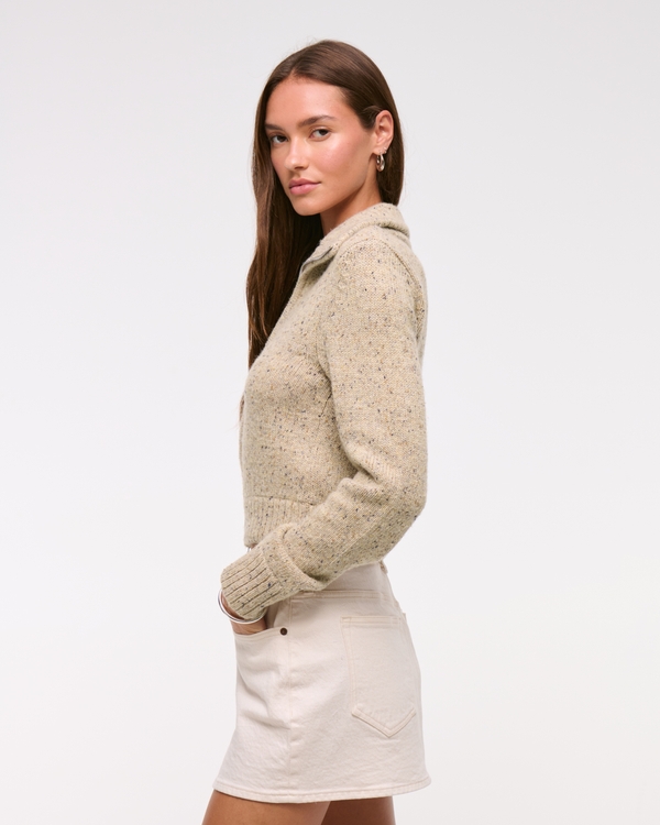 Double Zipper Cardigan