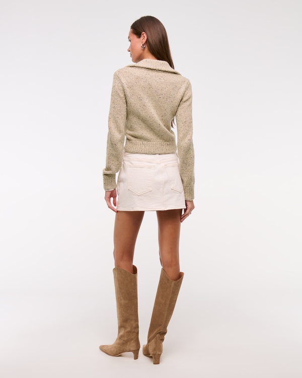 Double Zipper Cardigan