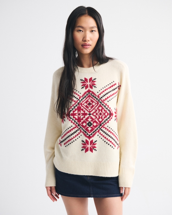 Dad Fairisle Crew Sweater