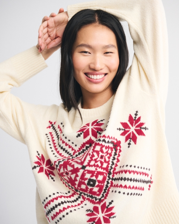 Dad Fairisle Crew Sweater