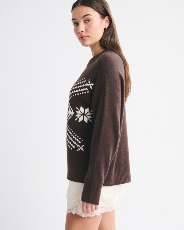 Dad Fairisle Crew Sweater