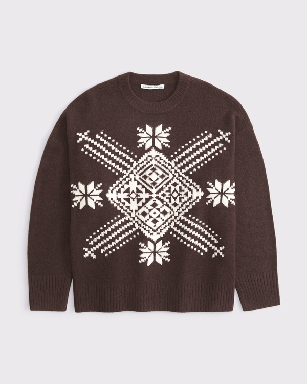 Dad Fairisle Crew Sweater