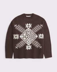 Dad Fairisle Crew Sweater