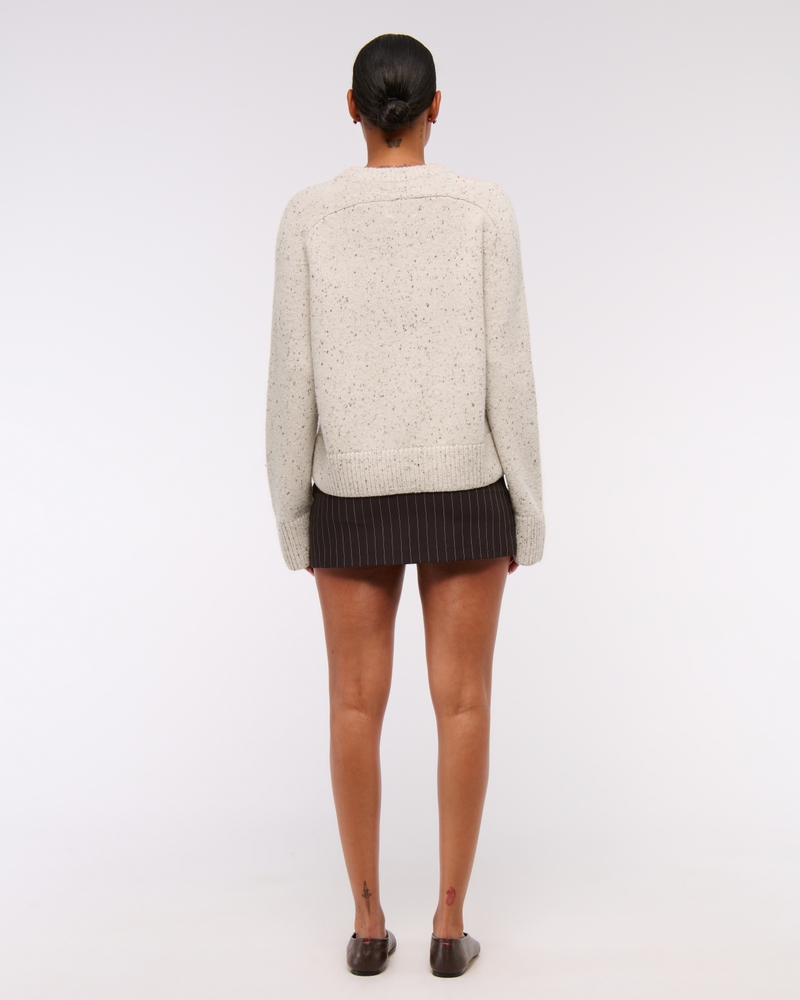 The A&F Madeline Textural Crew Sweater