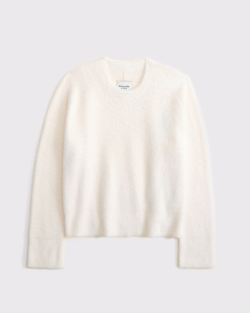 Women's The A&F Madeline Eyelash Crew Sweater | Women's Tops