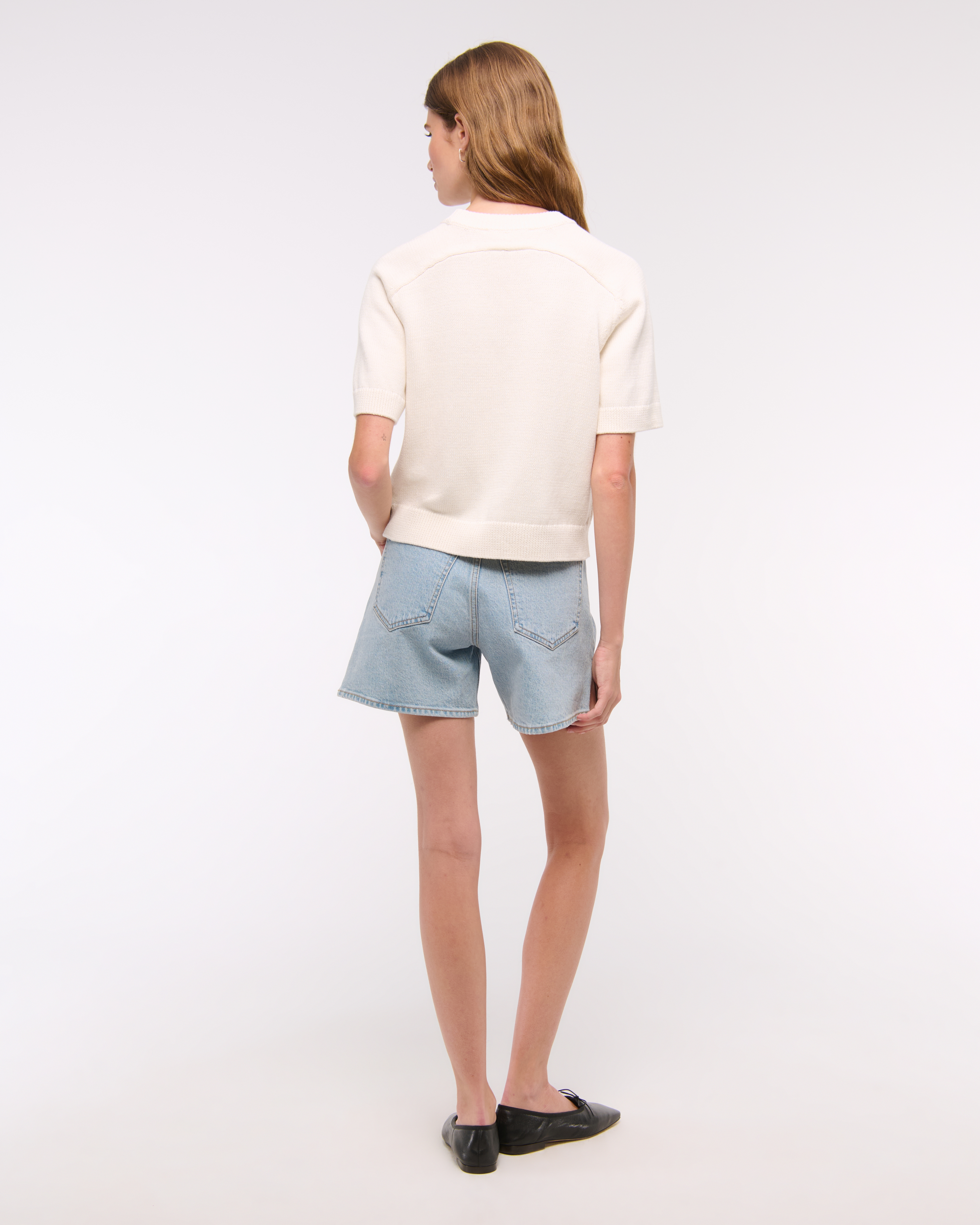 Women's The A&F Madeline Crab Crew Sweater Tee | Women's